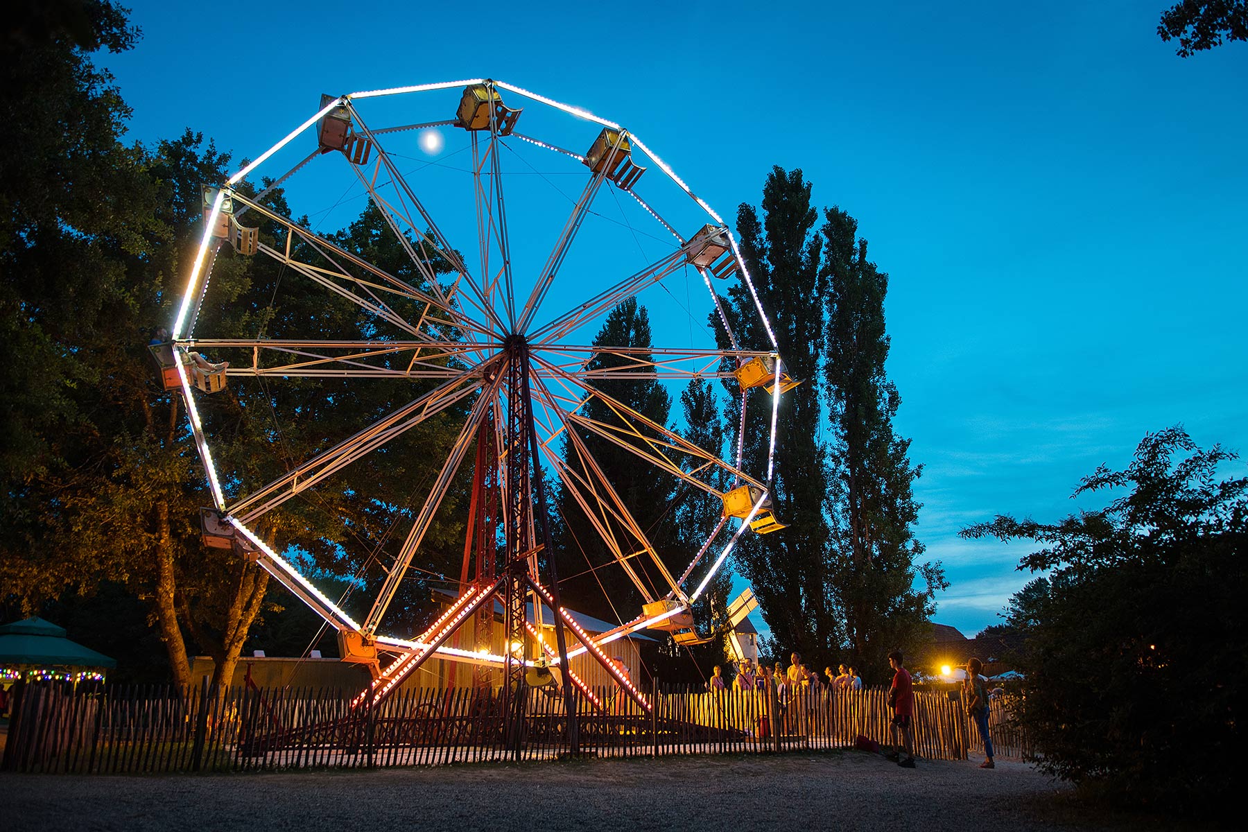 Grande roue Parc Bournat Nocturnes